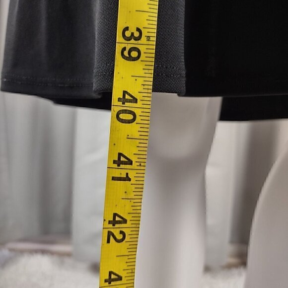 Ann Taylor Loft Women's Black Faux Wrap Surplice Neckline Midi Dress Size 0P - Picture 7 of 13